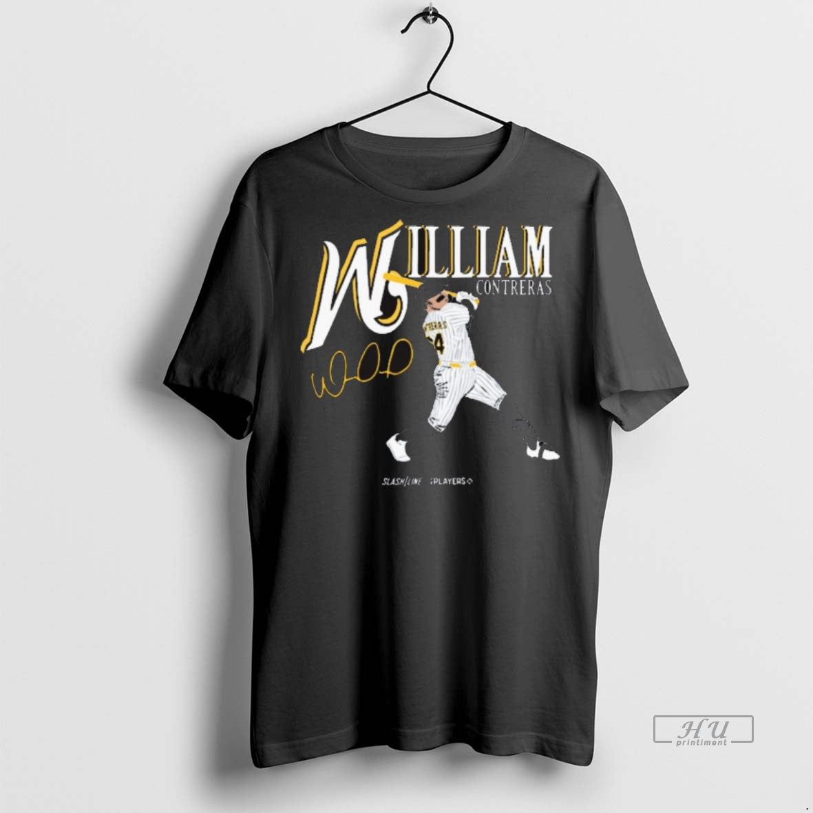 Officials William Contreras Milwaukee Brewers Mlb - Adult & Kids T-Shirts, Sweatshirts & Hoodies apparel design preview 1