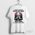 Officials Wolf I Cant Argue With My Dad Hes Old And - Adult & Kids T-Shirts, Sweatshirts & Hoodies apparel design preview 1