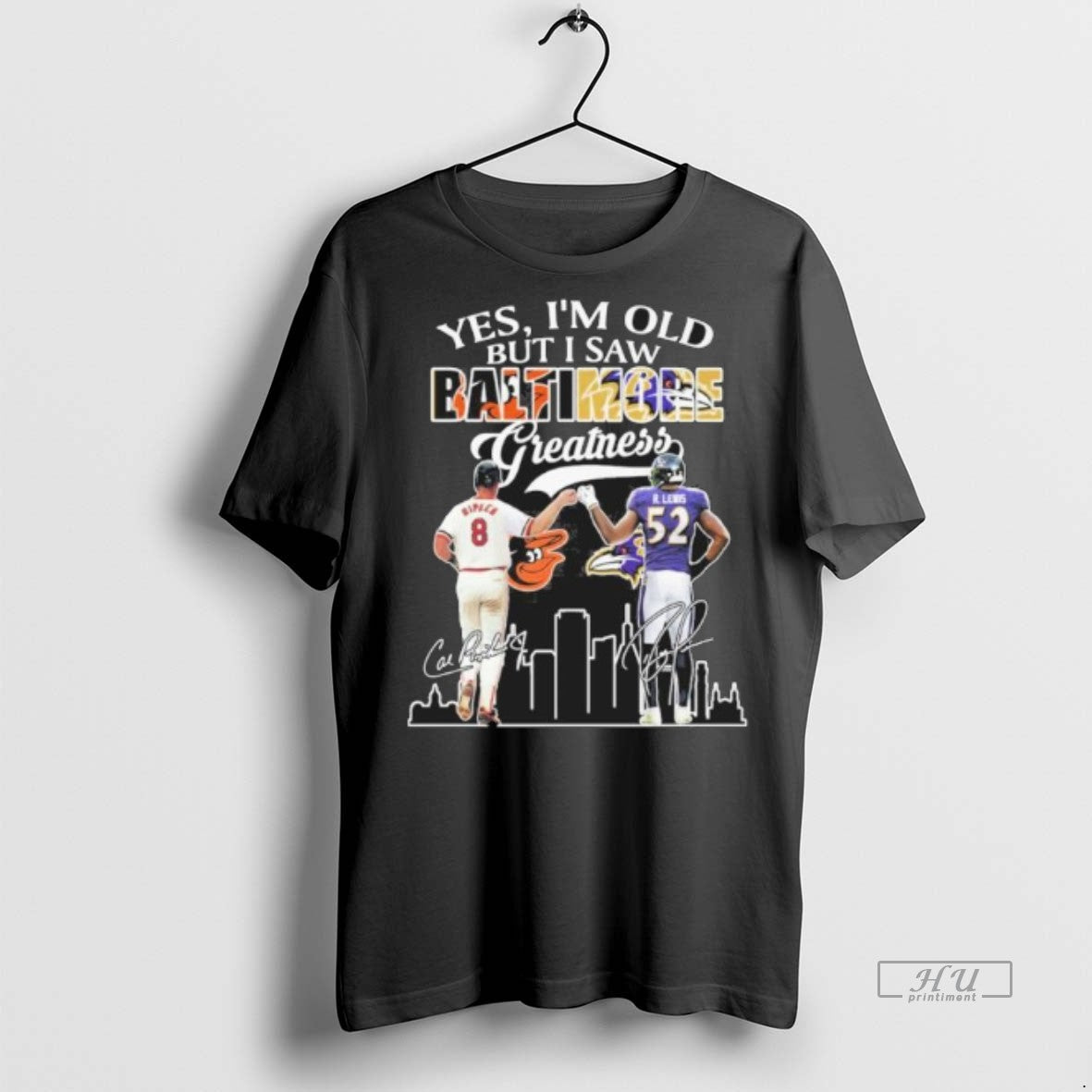 Officials Yes Im Old But I Saw Baltimore Legends - Adult & Kids T-Shirts, Sweatshirts & Hoodies apparel design preview 1