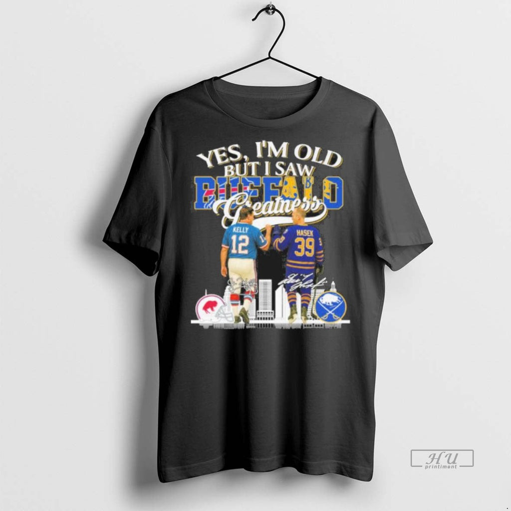 Officials Yes Im Old But I Saw Buffalo Legends Kelly - Adult & Kids T-Shirts, Sweatshirts & Hoodies apparel design preview 1