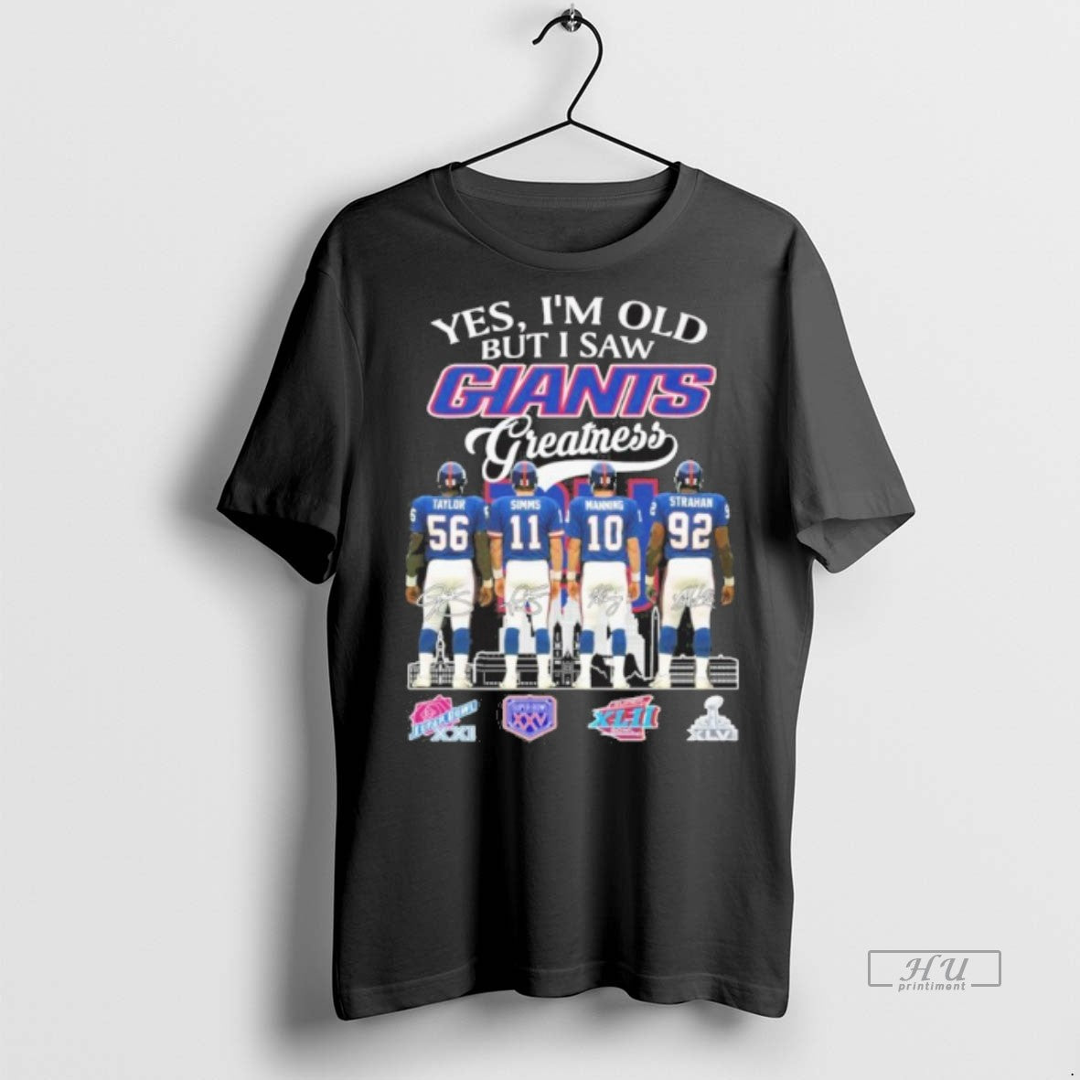 Officials Yes Im Old But I Saw Giants Greatness - Adult & Kids T-Shirts, Sweatshirts & Hoodies apparel design preview 1