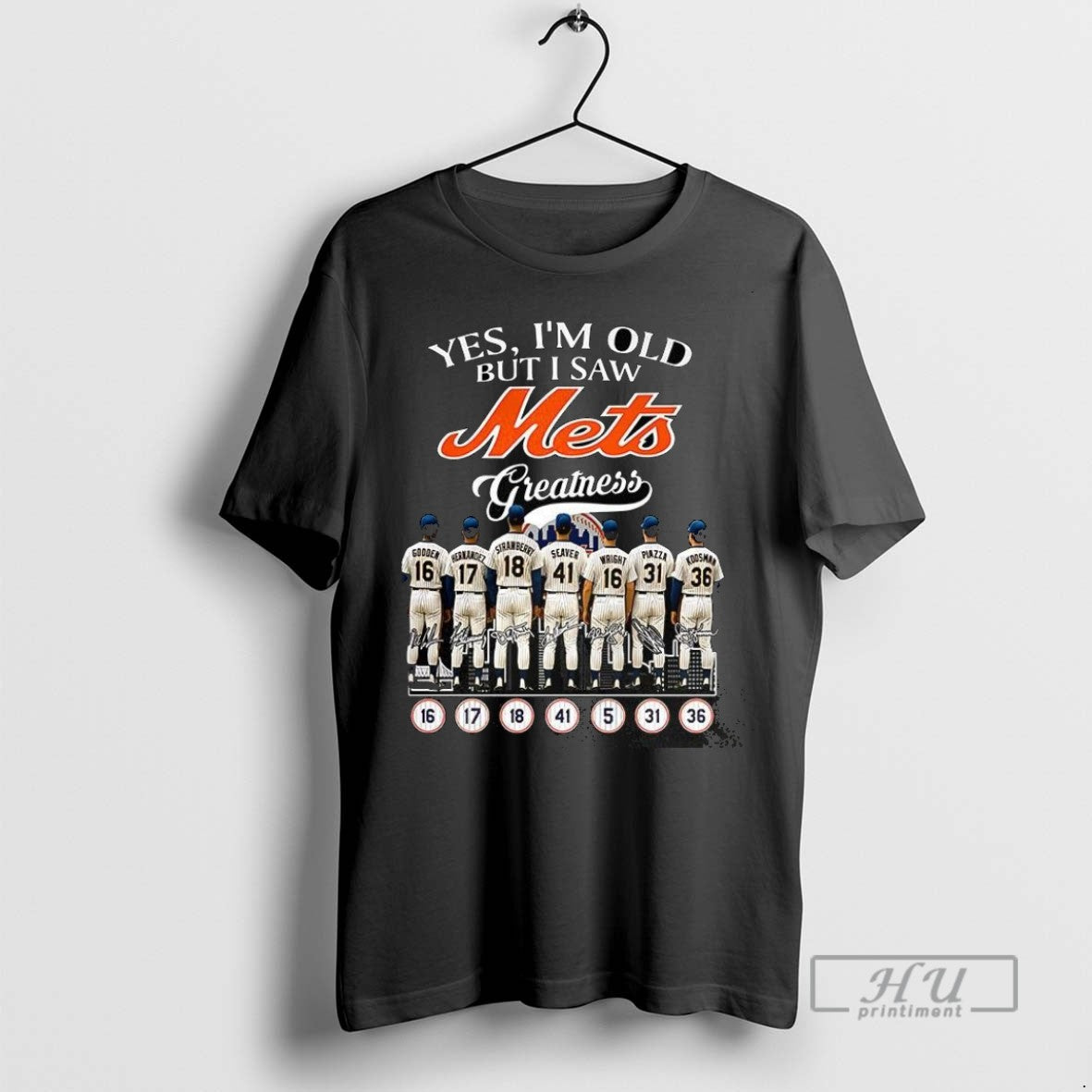 Officials Yes Im Old But I Saw New York Mets - Adult & Kids T-Shirts, Sweatshirts & Hoodies apparel design preview 1