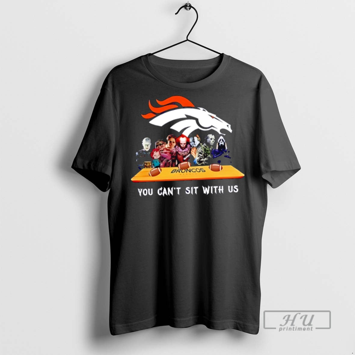 Officials You Cant Sit With Us Broncos Football - Adult & Kids T-Shirts, Sweatshirts & Hoodies apparel design preview 1