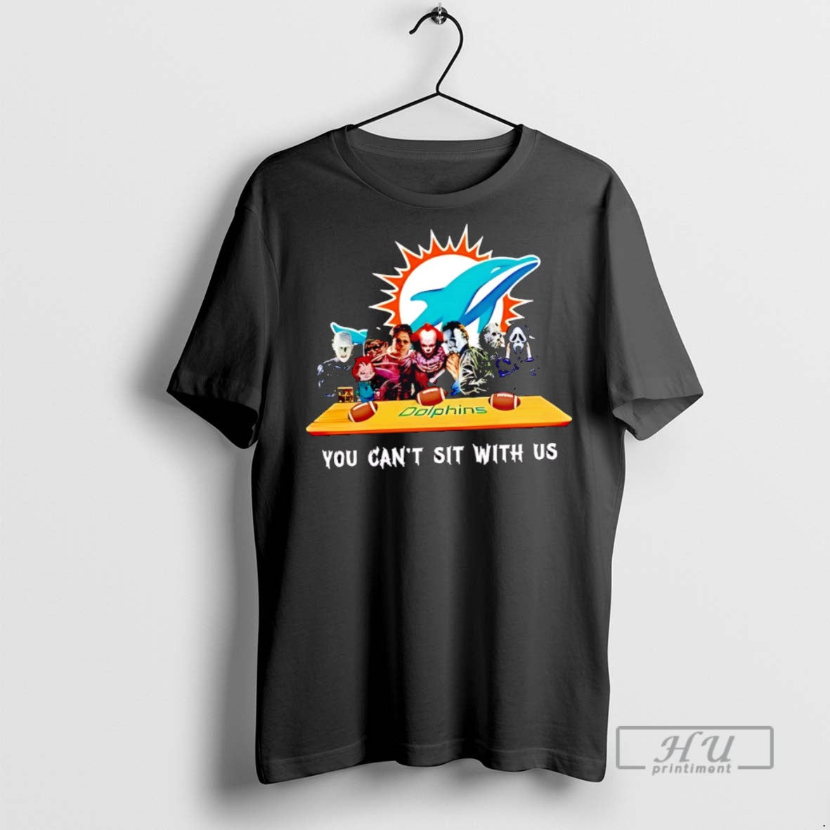 Officials You Cant Sit With Us Dolphins Football - Adult & Kids T-Shirts, Sweatshirts & Hoodies apparel design preview 1