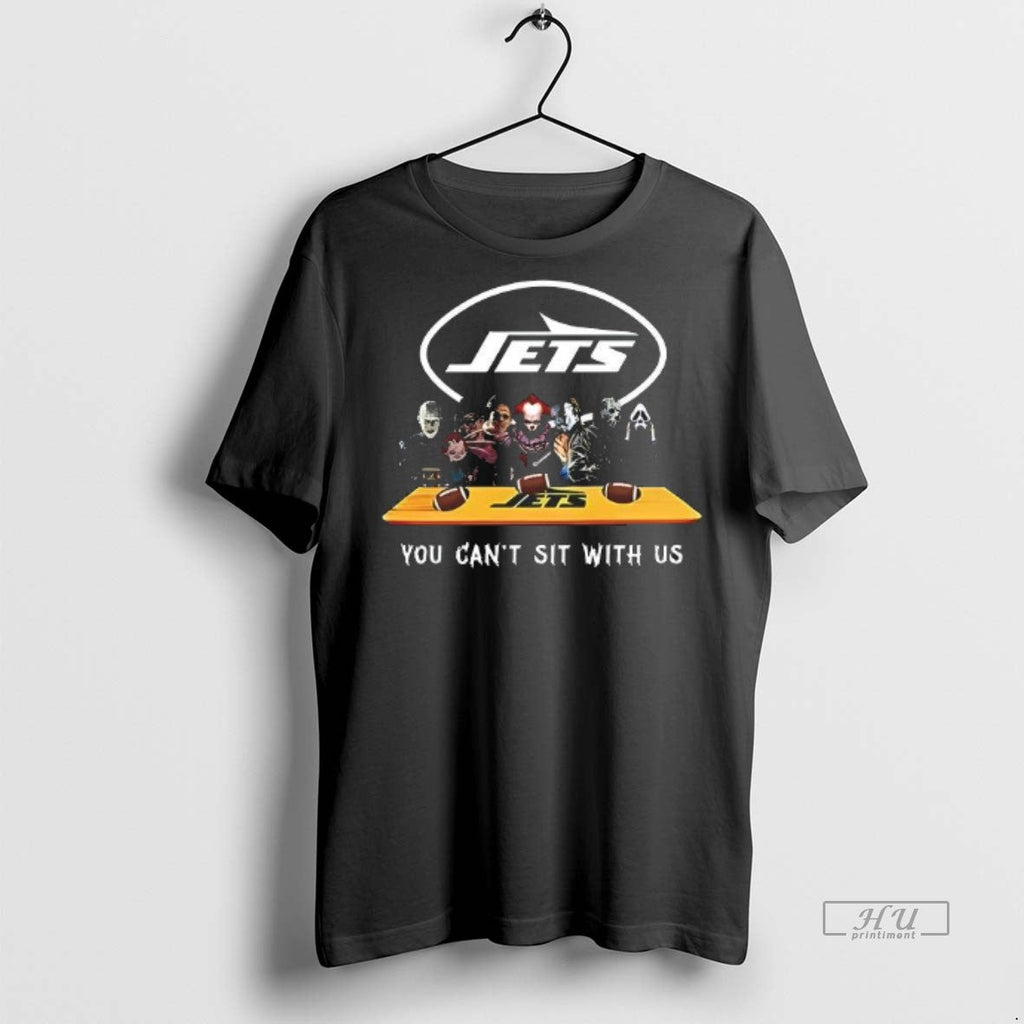 Officials You Cant Sit With Us Jets Football Horror - Adult & Kids T-Shirts, Sweatshirts & Hoodies apparel design preview 1
