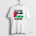 Officials You Cant Bomb The Truth Away Palestine Flag - Adult & Kids T-Shirts, Sweatshirts & Hoodies apparel design preview 1