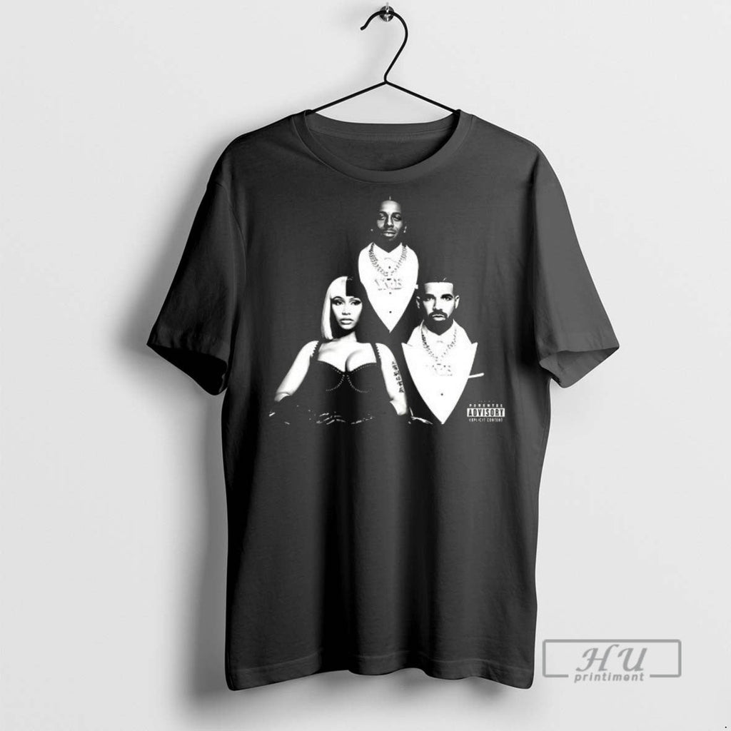 Officials Young Money Trio Black And White Album - Adult & Kids T-Shirts, Sweatshirts & Hoodies apparel design preview 1