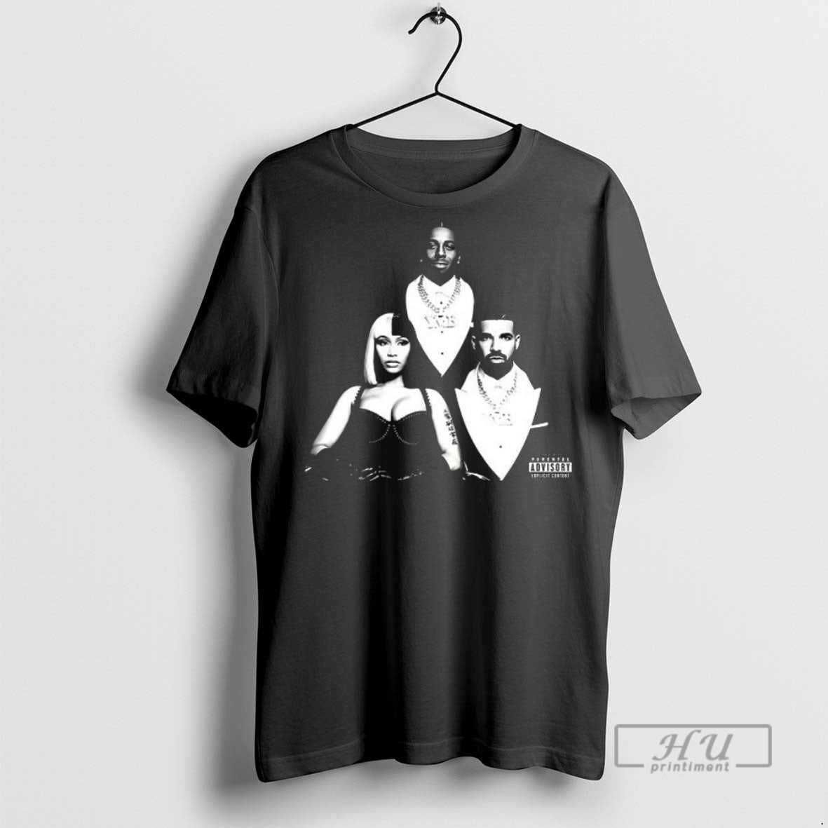 Officials Young Money Trio Black And White Album - Adult & Kids T-Shirts, Sweatshirts & Hoodies apparel design preview 1