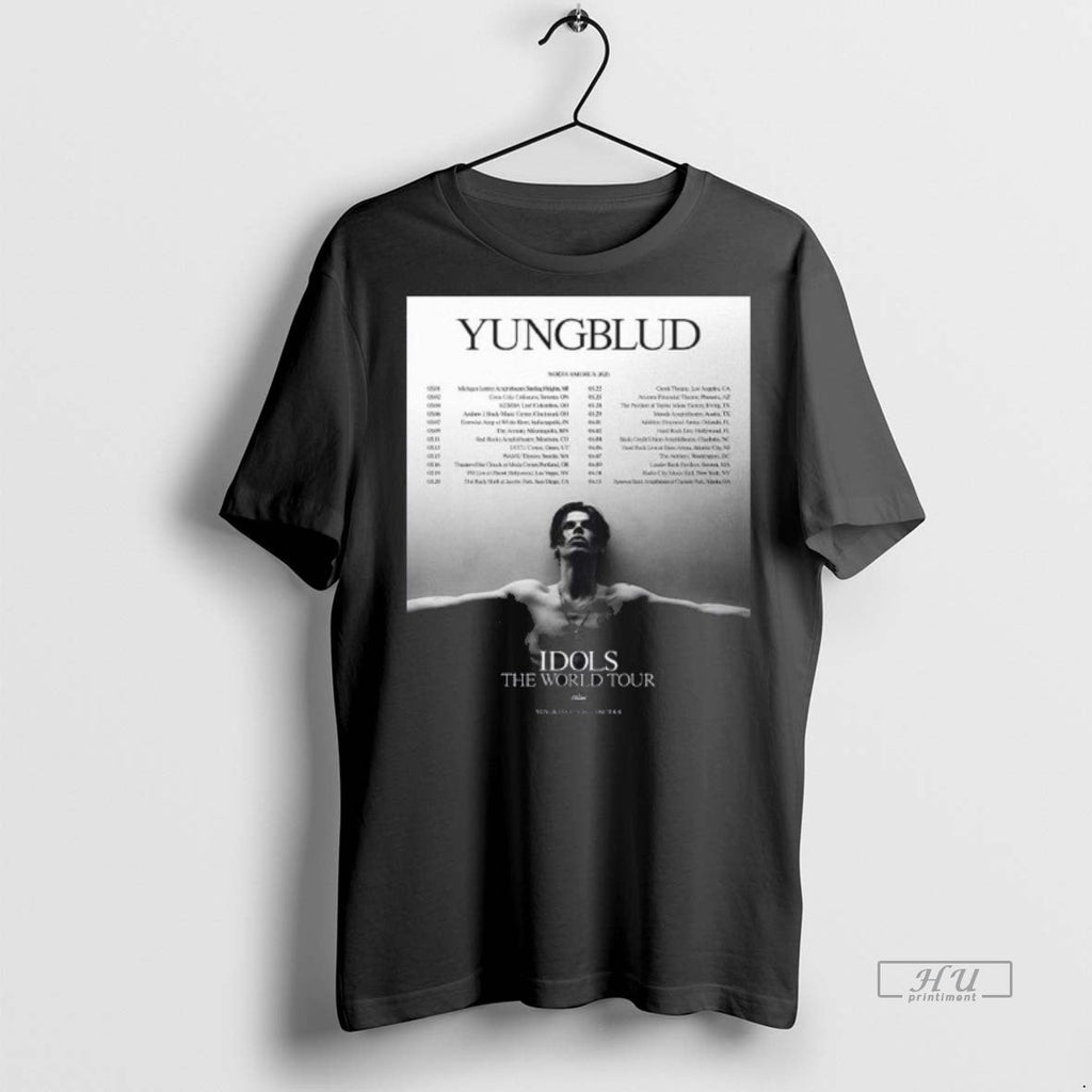 Officials Yungblud Idols The World Tour North America - Adult & Kids T-Shirts, Sweatshirts & Hoodies apparel design preview 1