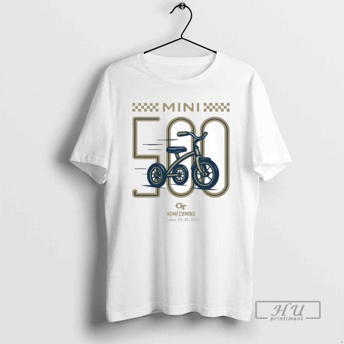 Officials Georgia Tech Mini 500 Homecoming October 23 - Adult & Kids T-Shirts, Sweatshirts & Hoodies apparel design preview 1