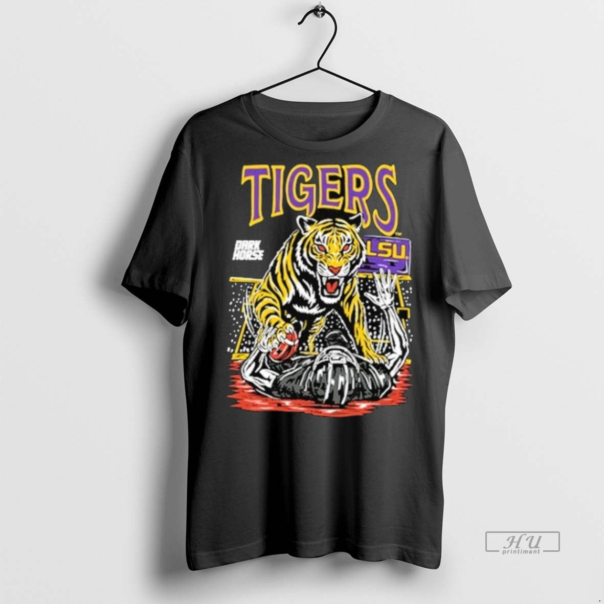 Officials Lsu Death Valley Tigers Dark Horse Sweater - Adult & Kids T-Shirts, Sweatshirts & Hoodies apparel design preview 1