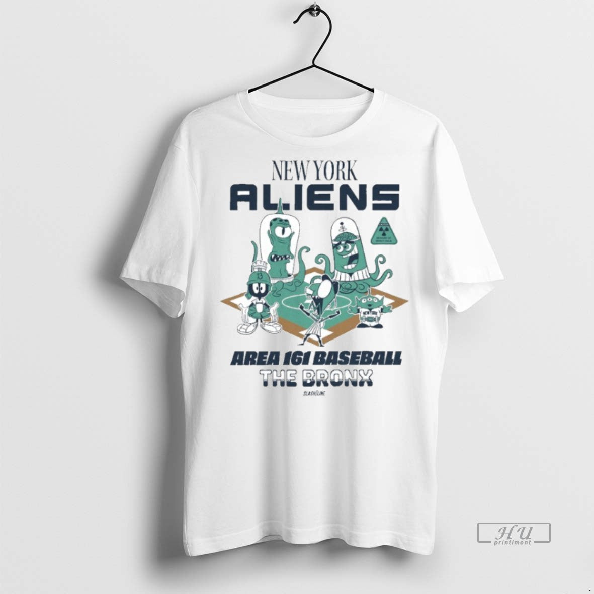 Officials New York Aliens Area 161 Baseball The Bronx - Adult & Kids T-Shirts, Sweatshirts & Hoodies apparel design preview 1