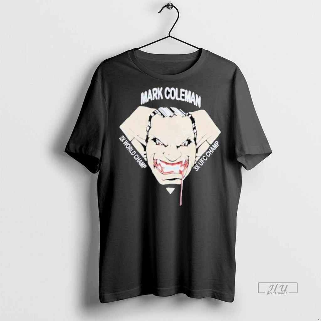 Officials The Smashing Machine Mark Coleman 2x World - Adult & Kids T-Shirts, Sweatshirts & Hoodies apparel design preview 1