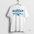 Officials Vote Barham For Wendell On November 4th - Adult & Kids T-Shirts, Sweatshirts & Hoodies apparel design preview 1