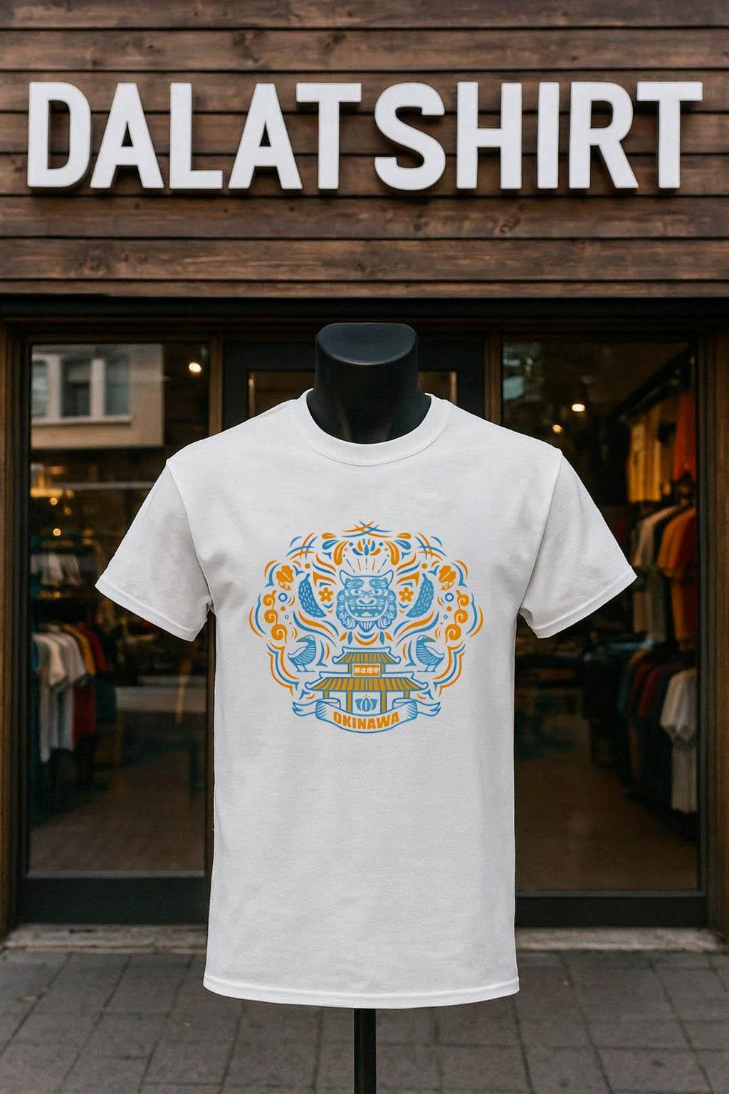 Okinawa Shisa Lion Guardian Shuri Castle Japan - Adult & Kids T-Shirts, Sweatshirts & Hoodies apparel design preview 1