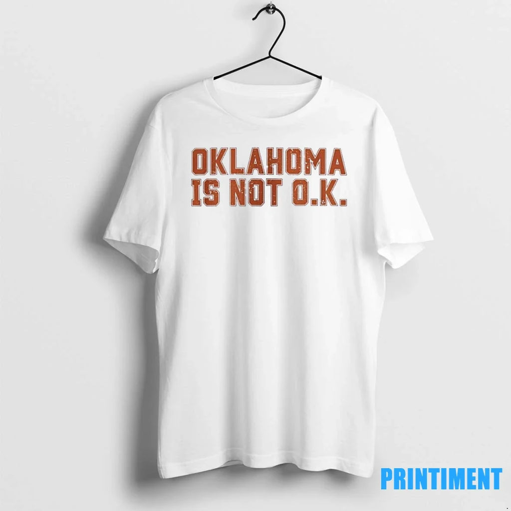 Oklahoma Is Not O K Vintage Texas Rivalry Sweater - Adult & Kids T-Shirts, Sweatshirts & Hoodies apparel design preview 1
