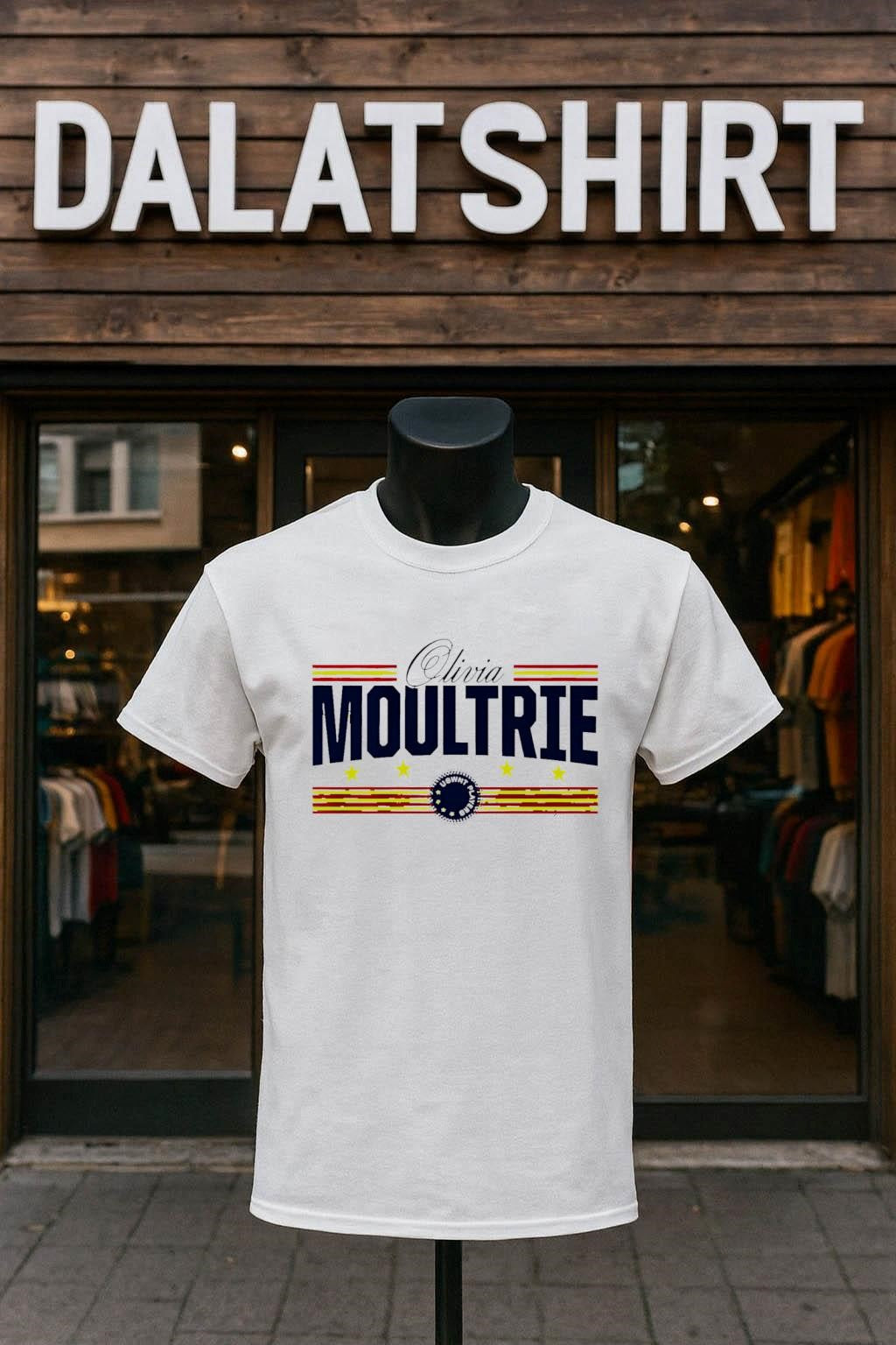 Olivia Moultrie USWNT Players stars and stripes - Adult & Kids T-Shirts, Sweatshirts & Hoodies apparel design preview 1