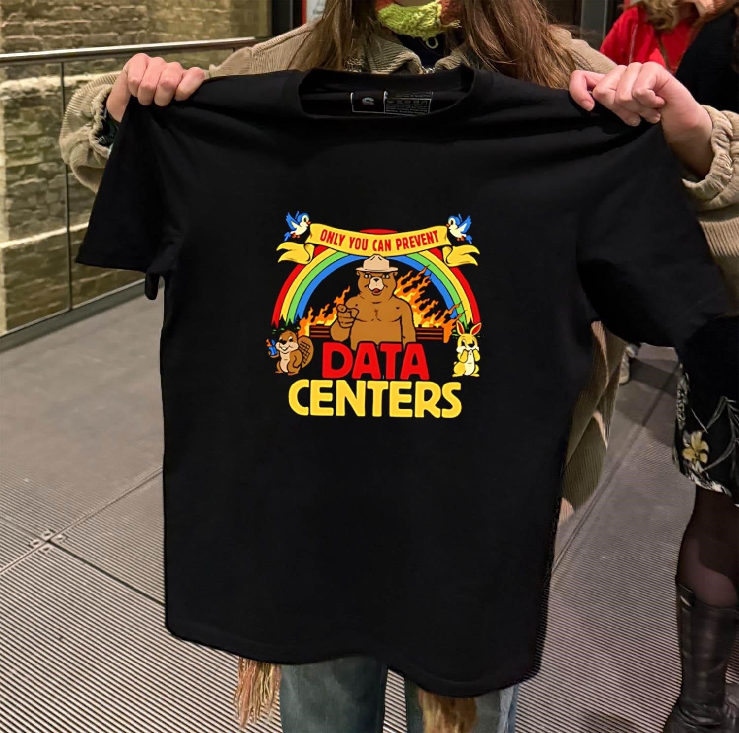 Only You Can Prevent Data Centers - Adult & Kids T-Shirts, Sweatshirts & Hoodies apparel design preview 2