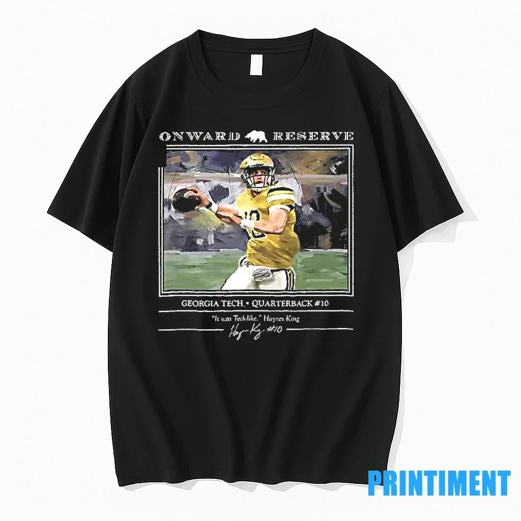 Onward Reserve Georgia Tech Quarterback 10 It Was - Adult & Kids T-Shirts, Sweatshirts & Hoodies apparel design preview 1