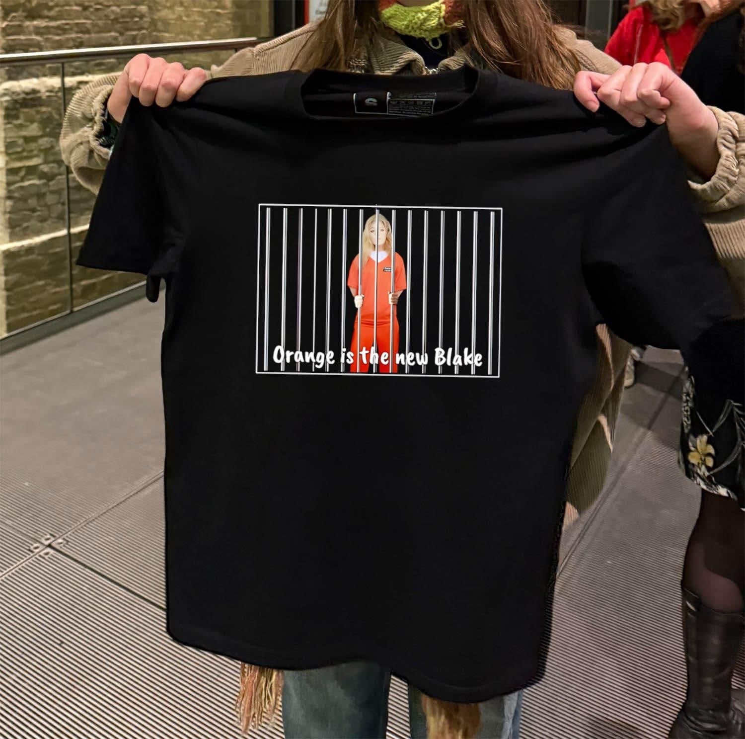 Orange Is The New Blake Lively Prison Jumpsuit - Adult & Kids T-Shirts, Sweatshirts & Hoodies apparel design preview 2
