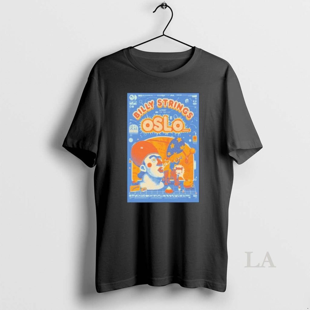 Original 10 03 2025 Oslo Norway Billy Strings - Adult & Kids T-Shirts, Sweatshirts & Hoodies apparel design preview 1