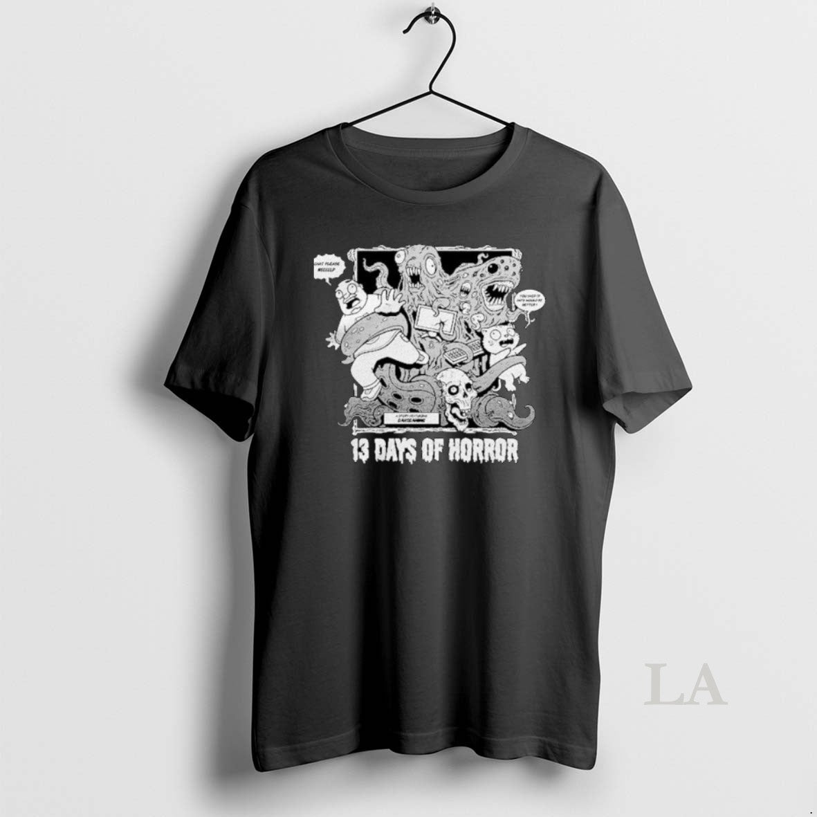 Original 13 Days Of Horror Screen Ornaments - Adult & Kids T-Shirts, Sweatshirts & Hoodies apparel design preview 1