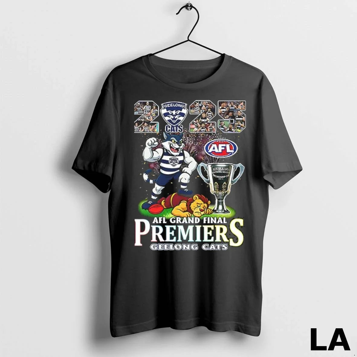 Original 2025 Afl Grand Final Premiers Geelong Cats - Adult & Kids T-Shirts, Sweatshirts & Hoodies apparel design preview 1
