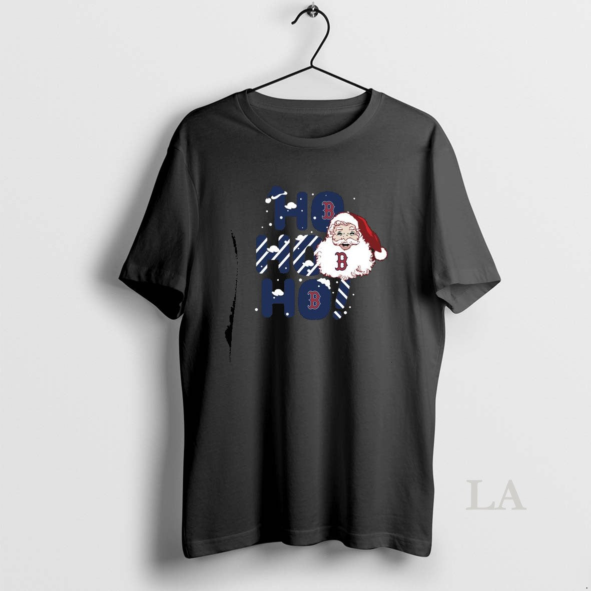Original 2025 Boston Red Sox Christmas Santa Ho - Adult & Kids T-Shirts, Sweatshirts & Hoodies apparel design preview 1