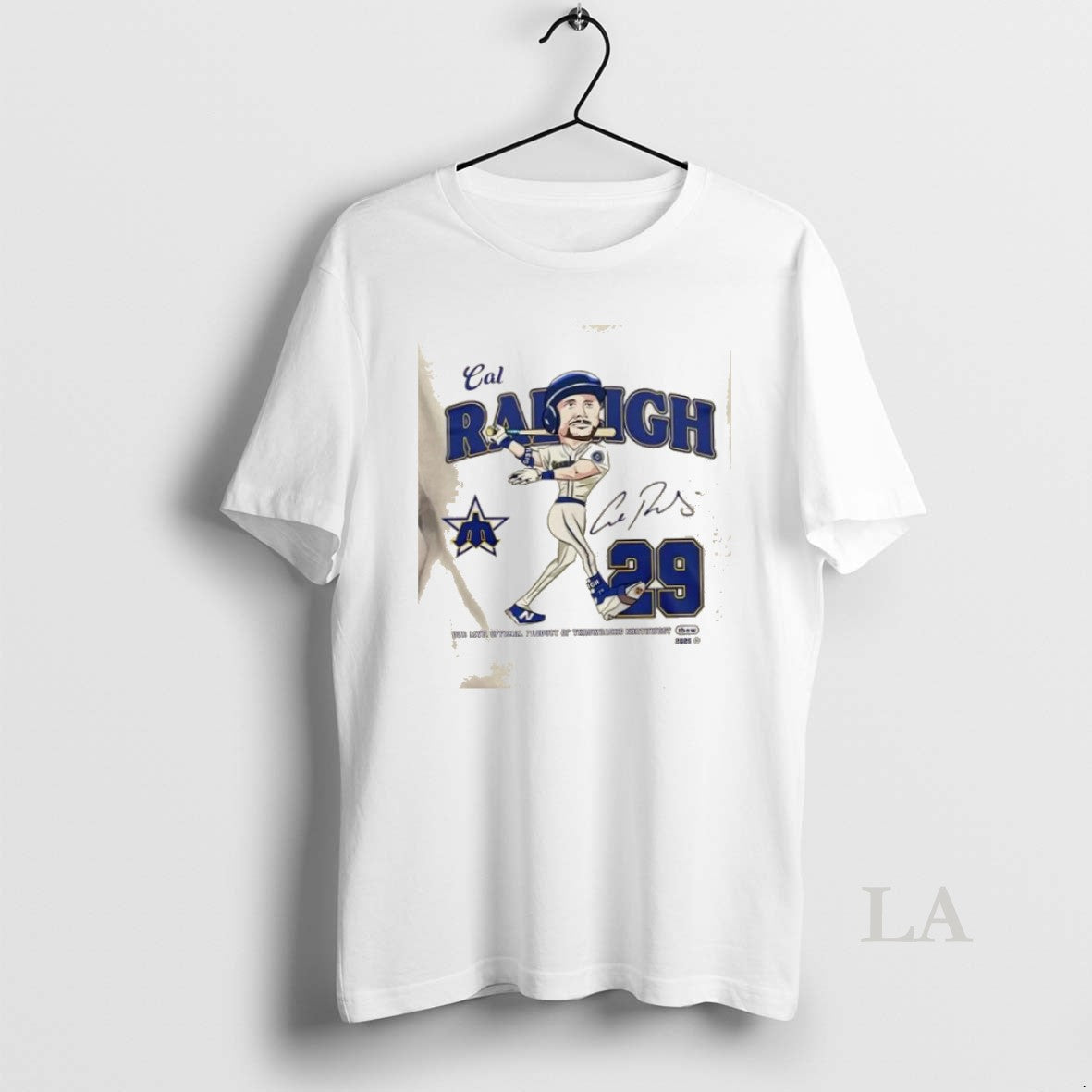 Original 2025 Cal Raleigh Mvp Seattle Mariners - Adult & Kids T-Shirts, Sweatshirts & Hoodies apparel design preview 1