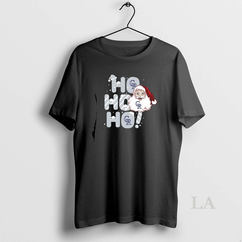 Original 2025 Colorado Rockies Christmas Santa Ho - Adult & Kids T-Shirts, Sweatshirts & Hoodies apparel design preview 1