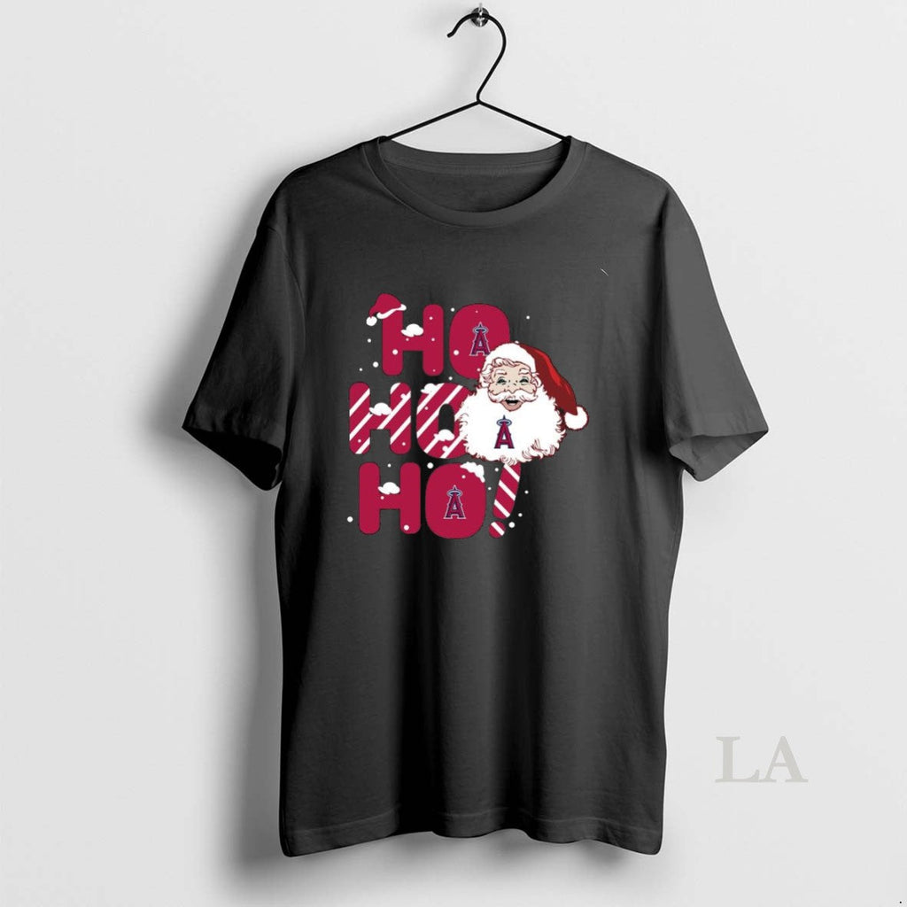 Original 2025 Los Angeles Angels Christmas Santa Ho - Adult & Kids T-Shirts, Sweatshirts & Hoodies apparel design preview 1