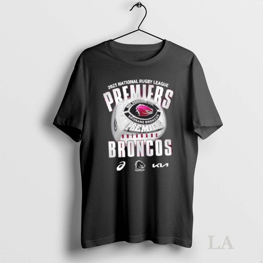 Original 2025 National Rugby League Premiers Brisbane - Adult & Kids T-Shirts, Sweatshirts & Hoodies apparel design preview 1