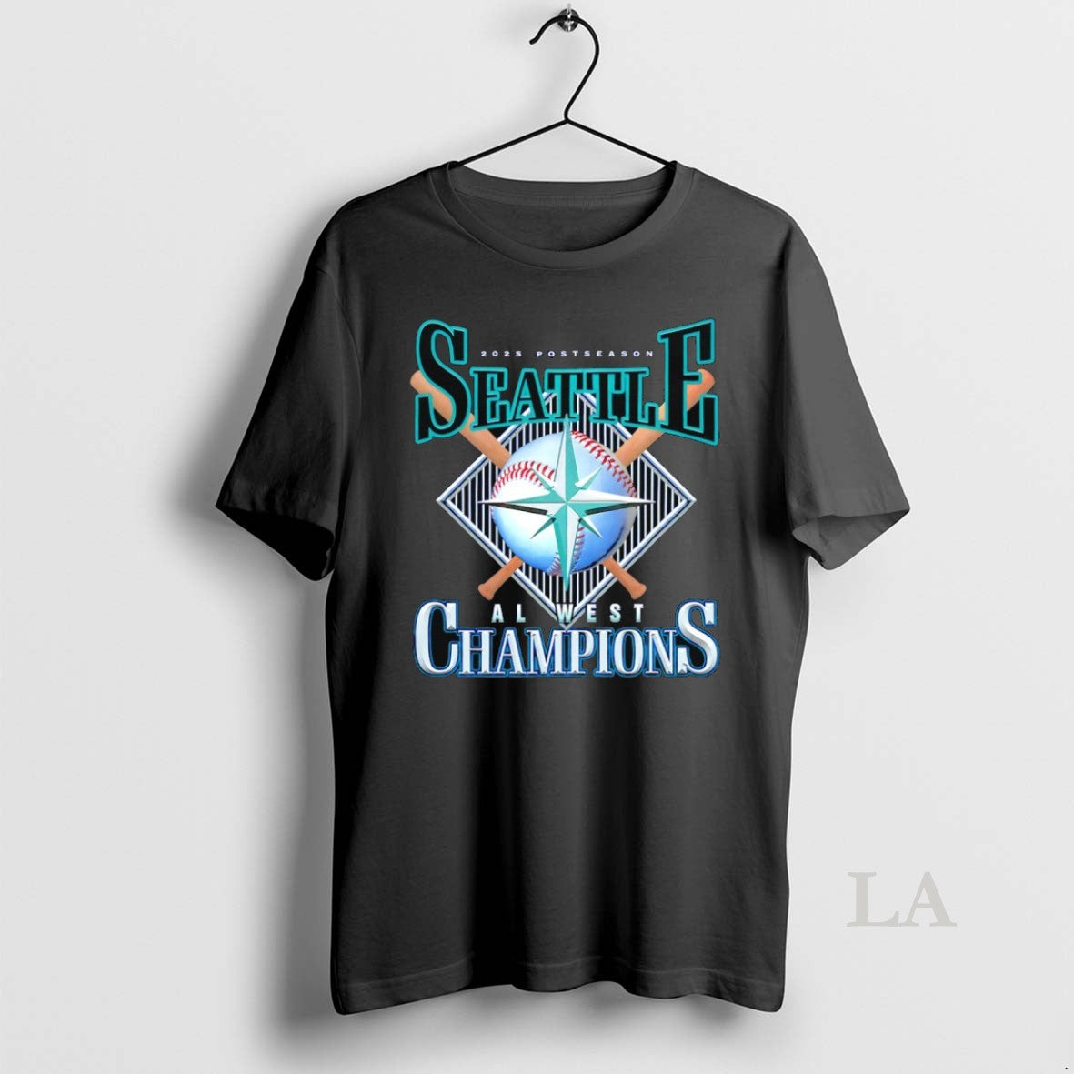 Original 2025 Postseason Seattle Mariners Al West - Adult & Kids T-Shirts, Sweatshirts & Hoodies apparel design preview 1