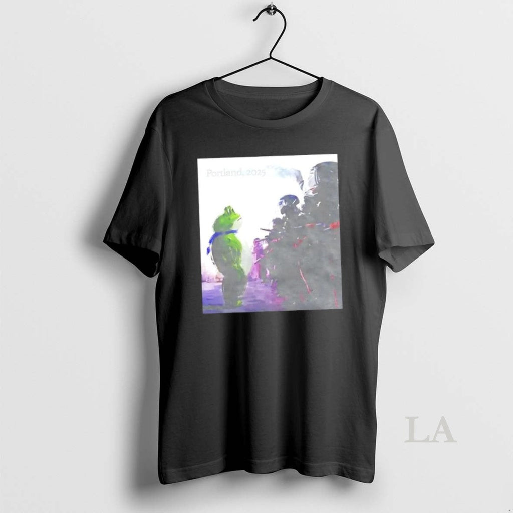 Original 2025 Resist Portland Frog I Stand With - Adult & Kids T-Shirts, Sweatshirts & Hoodies apparel design preview 1