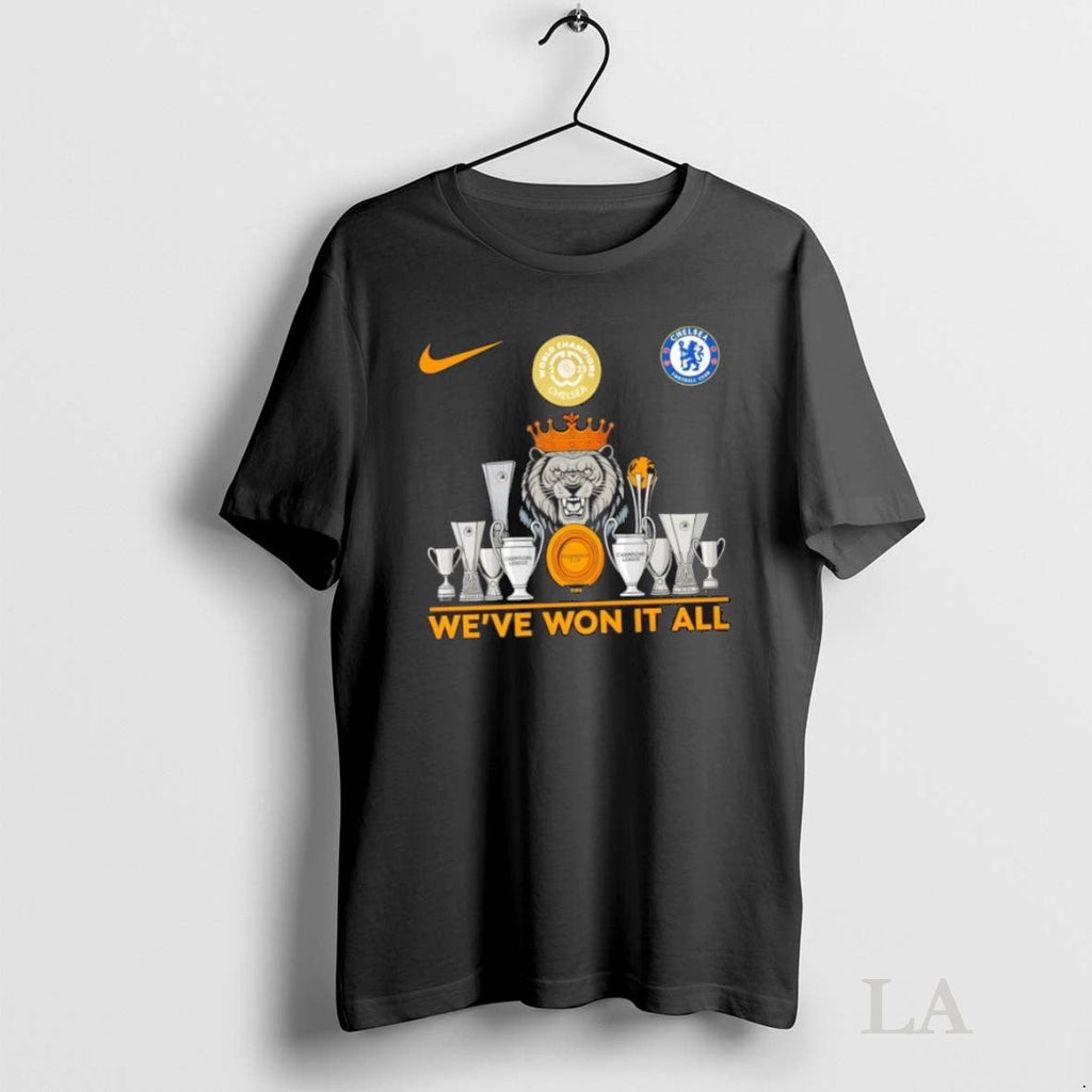 Original 2025 World Champions Chelsea Fc Weve Won It - Adult & Kids T-Shirts, Sweatshirts & Hoodies apparel design preview 1
