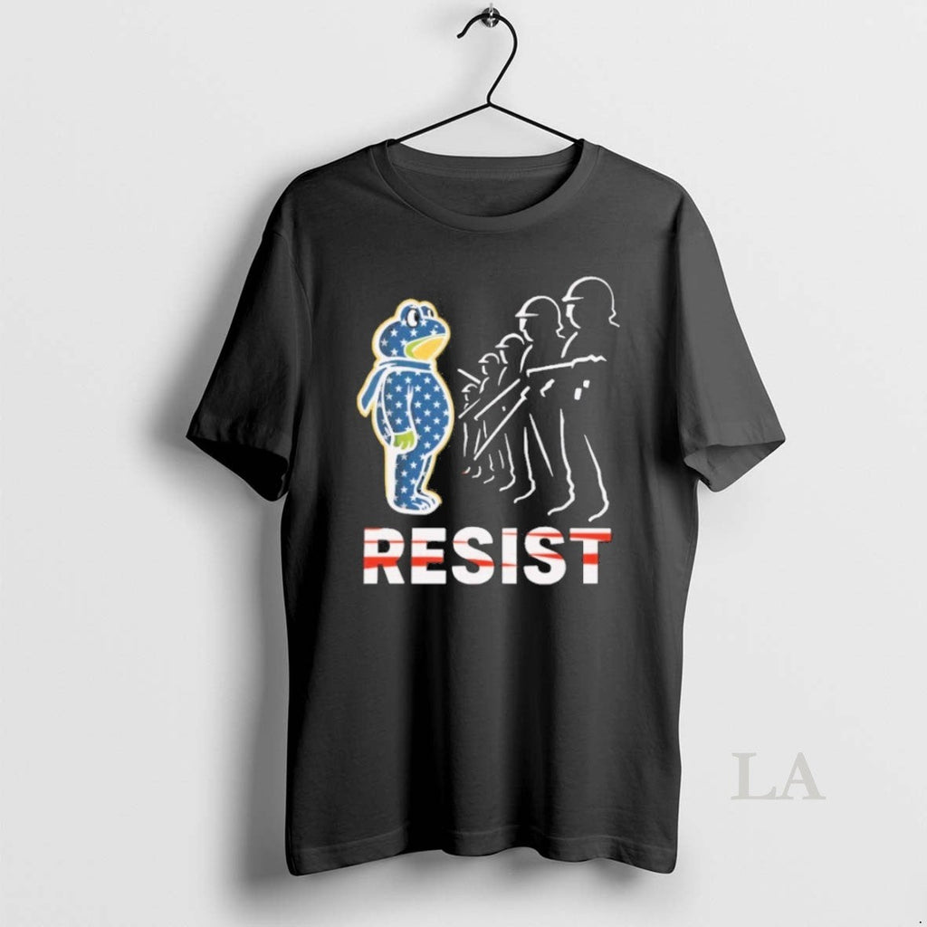Original 2025 Resist Portland Frog - Adult & Kids T-Shirts, Sweatshirts & Hoodies apparel design preview 1