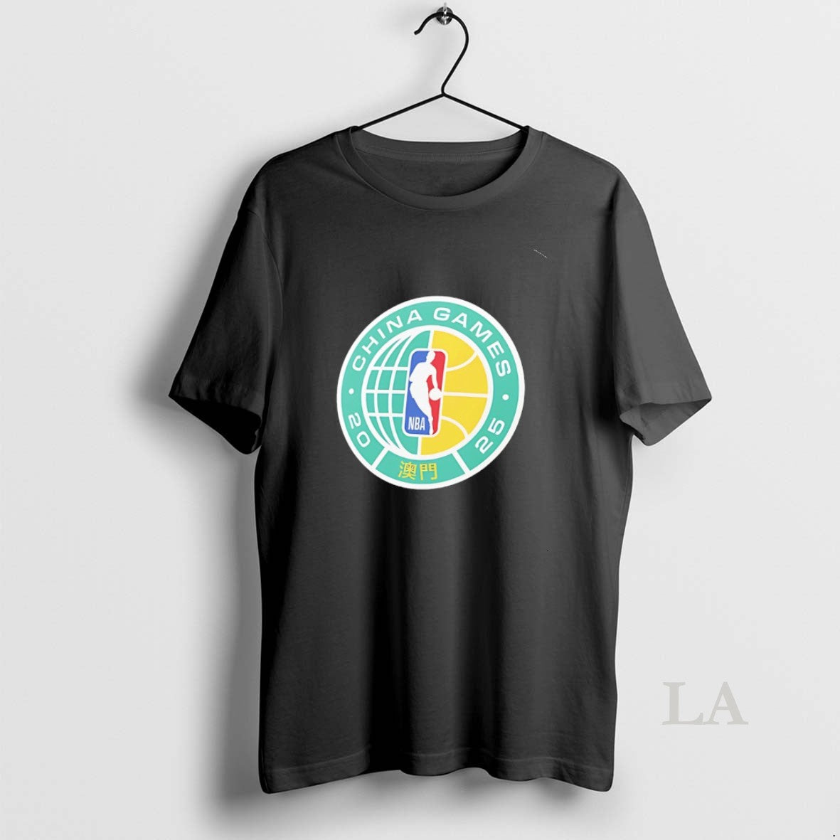 Original 2026 Nba Black China Game - Adult & Kids T-Shirts, Sweatshirts & Hoodies apparel design preview 1