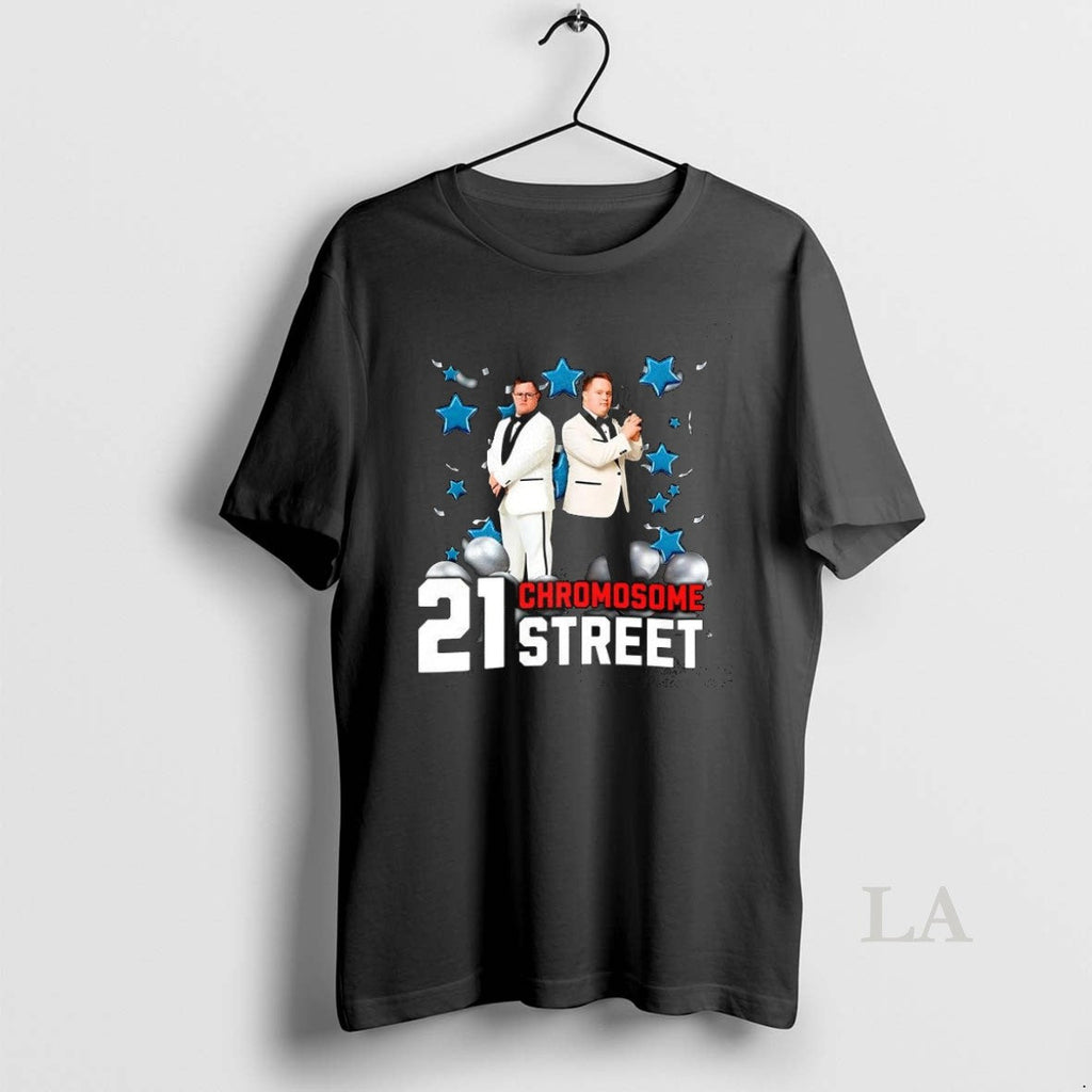 Original 21 Chromosome Street Down Syndrome Parody - Adult & Kids T-Shirts, Sweatshirts & Hoodies apparel design preview 1