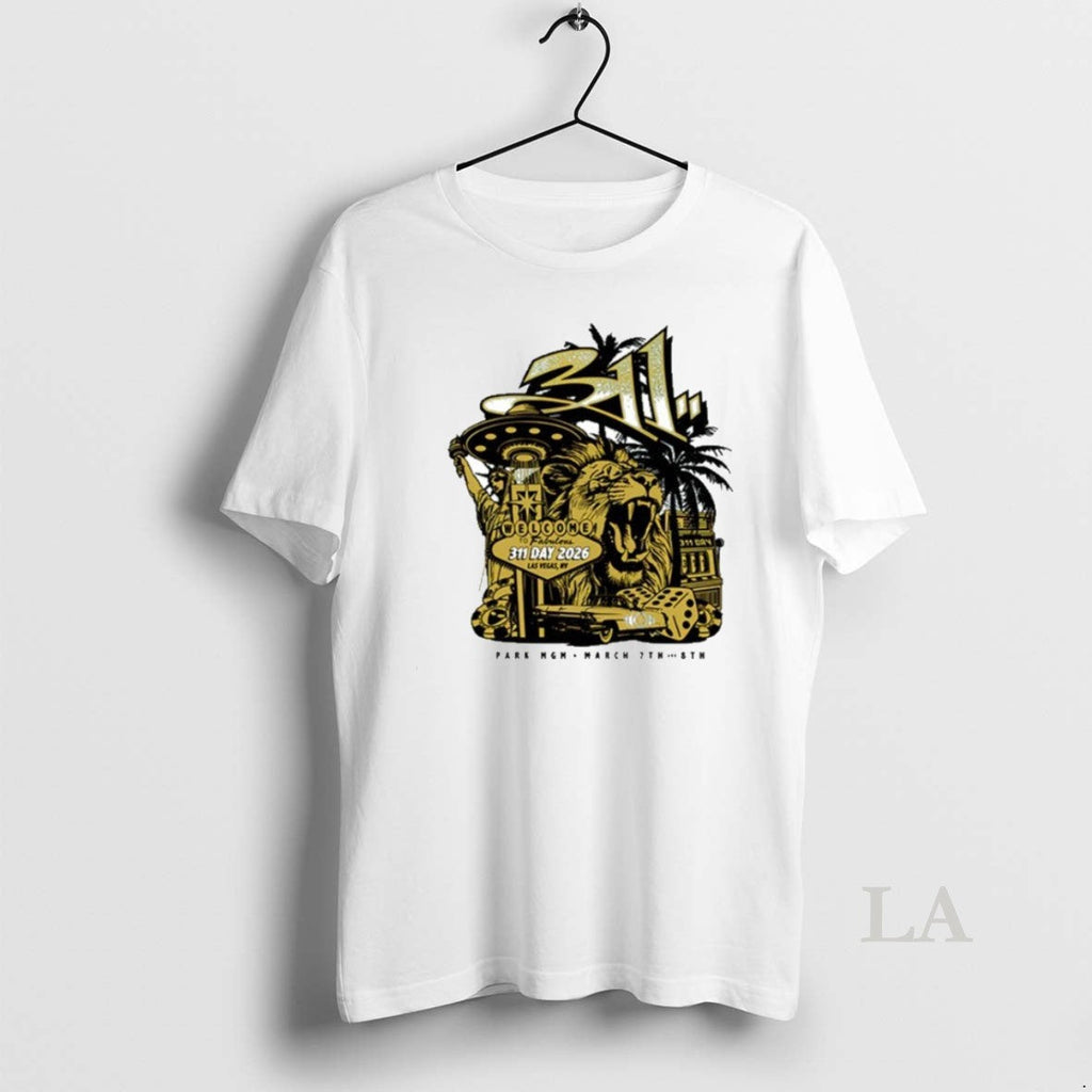 Original 311 Welcome To 2026 Las Vegas New York - Adult & Kids T-Shirts, Sweatshirts & Hoodies apparel design preview 1