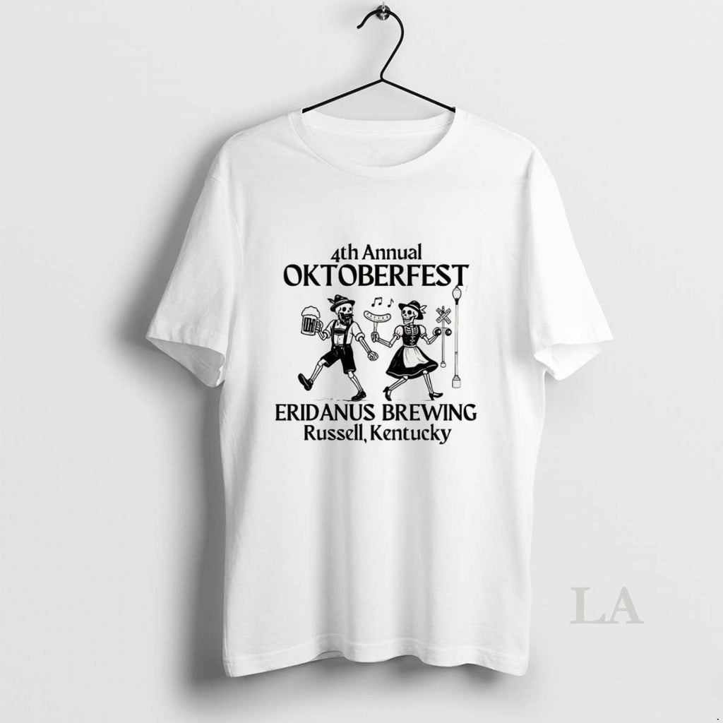 Original 4th Annual Oktoberfest Eridanus Brewing - Adult & Kids T-Shirts, Sweatshirts & Hoodies apparel design preview 1