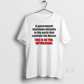 Original A Government Shutdown Defaults To The Party - Adult & Kids T-Shirts, Sweatshirts & Hoodies apparel design preview 1