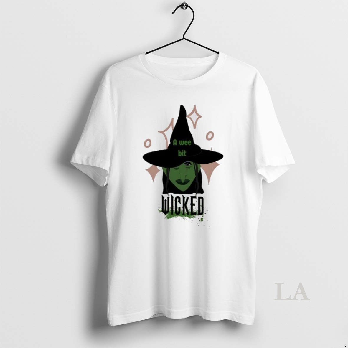 Original A Wee Bit Wicked For Halloween - Adult & Kids T-Shirts, Sweatshirts & Hoodies apparel design preview 1