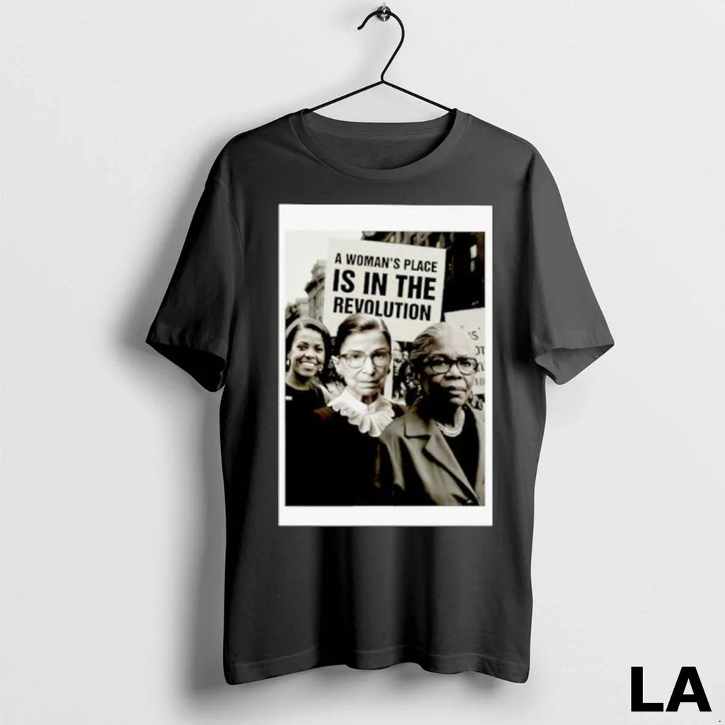Original A Womans Place Is In The Revolution - Adult & Kids T-Shirts, Sweatshirts & Hoodies apparel design preview 1