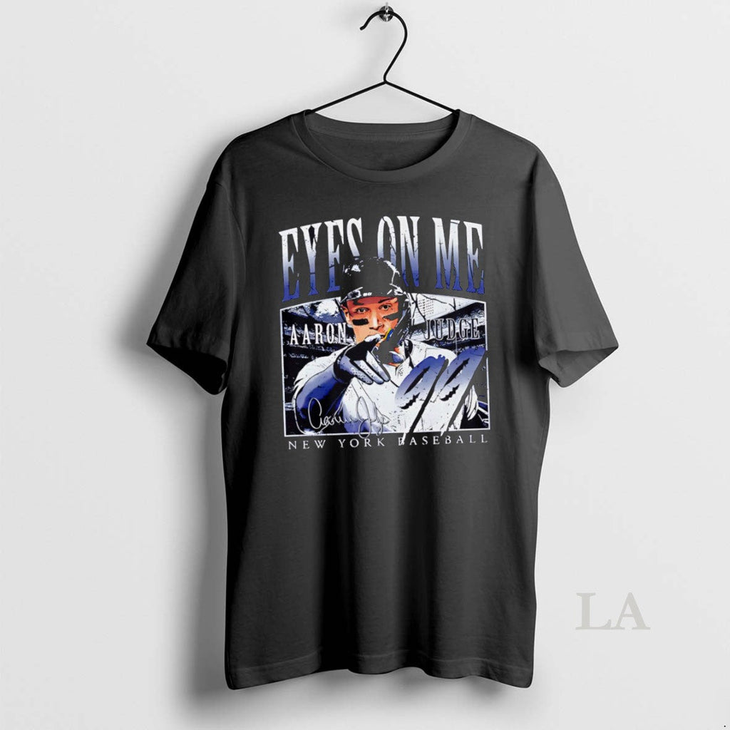 Original Aaron Judge New York Baseball Eyes On Me - Adult & Kids T-Shirts, Sweatshirts & Hoodies apparel design preview 1