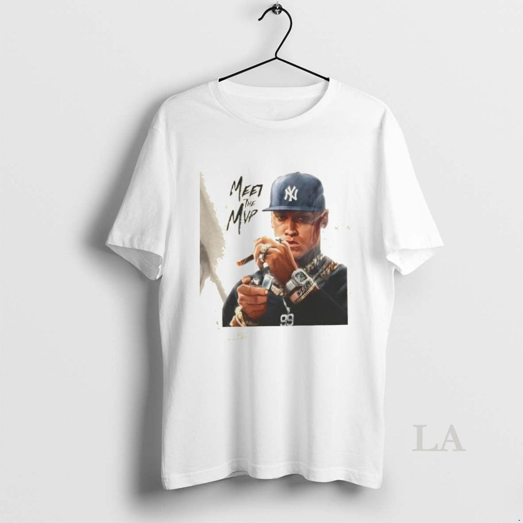 Original Aaron Judge Smoking Mvp New York Yankees - Adult & Kids T-Shirts, Sweatshirts & Hoodies apparel design preview 1