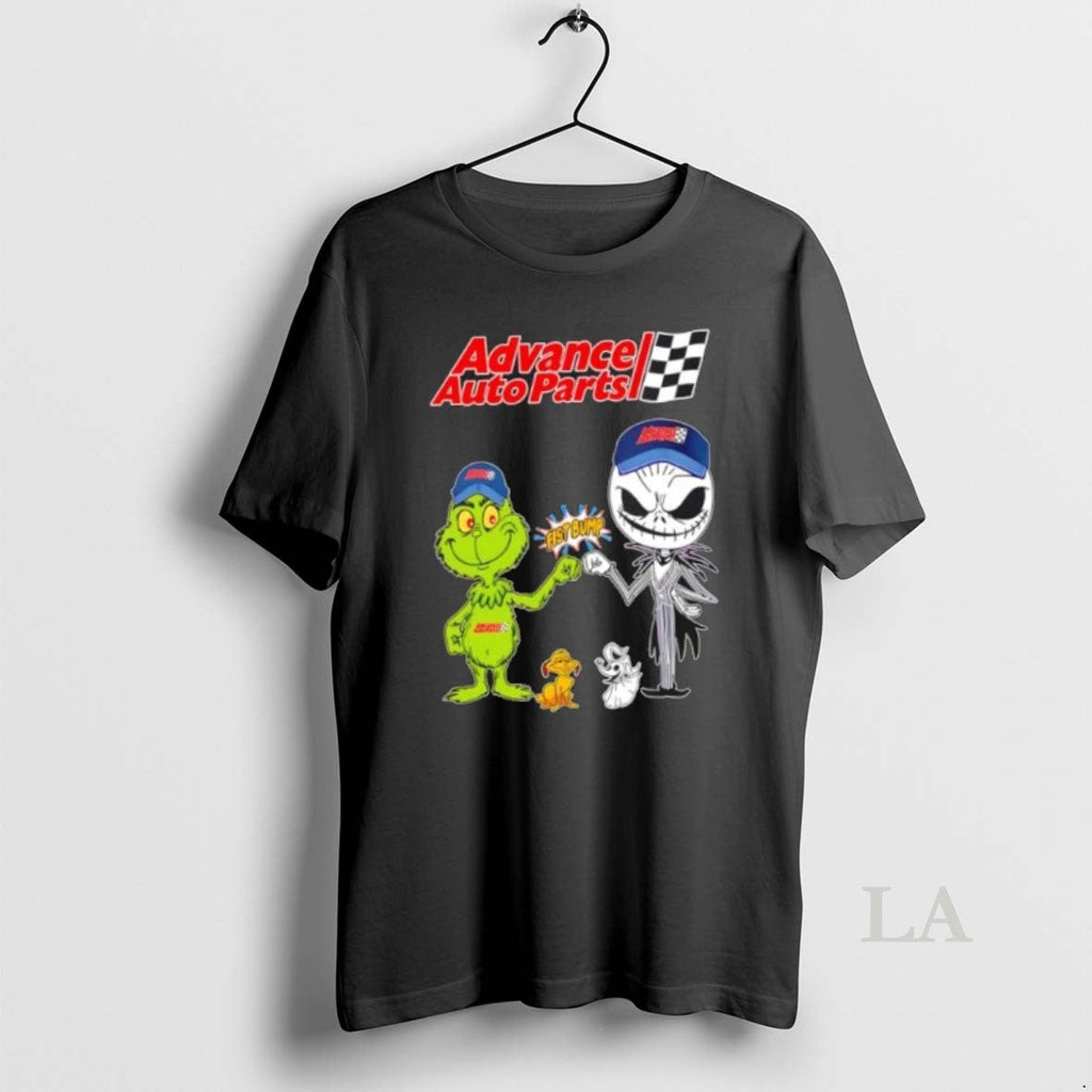 Original Advance Auto Parts X Grinch And Jack - Adult & Kids T-Shirts, Sweatshirts & Hoodies apparel design preview 1