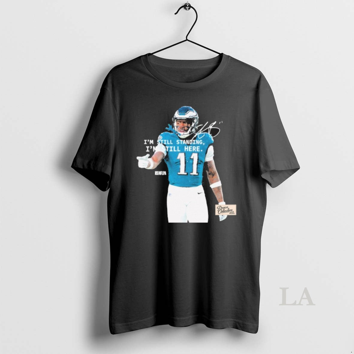 Original Aj Brown Im Still Standing Here - Adult & Kids T-Shirts, Sweatshirts & Hoodies apparel design preview 1