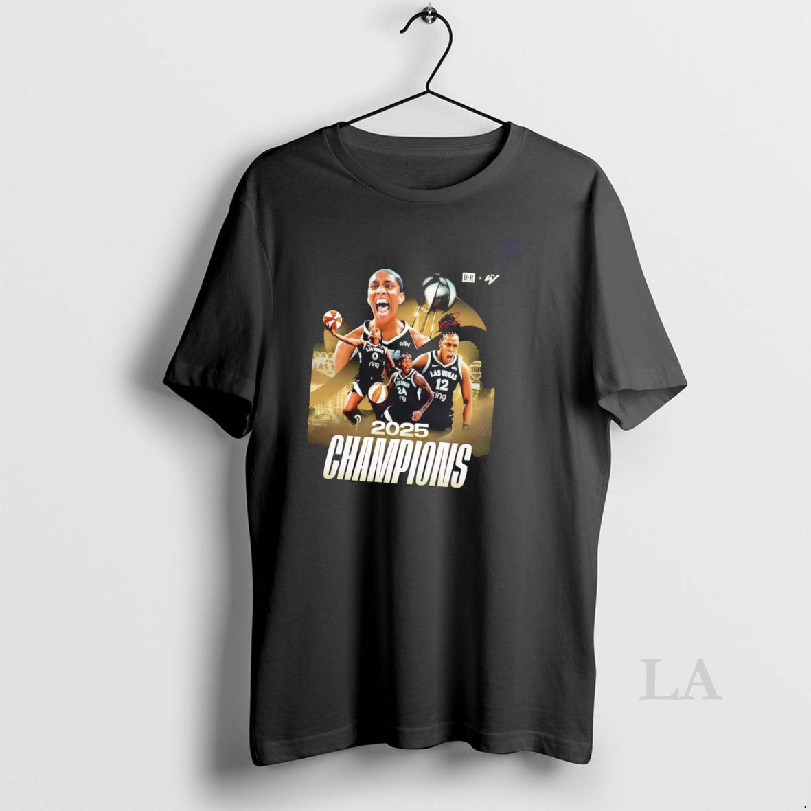 Original Aja Wilson 2025 Champions - Adult & Kids T-Shirts, Sweatshirts & Hoodies apparel design preview 1