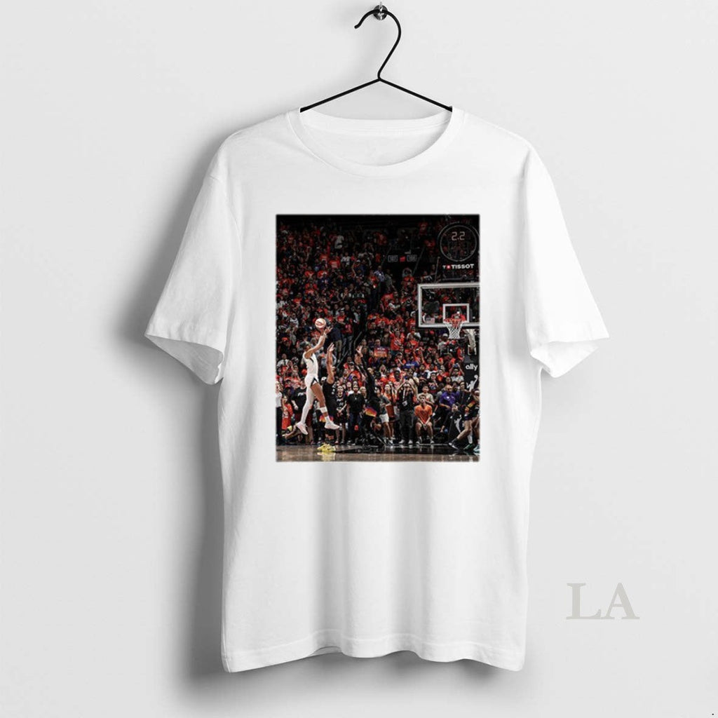 Original Aja Wilson Game Winner Photo Ceramic And - Adult & Kids T-Shirts, Sweatshirts & Hoodies apparel design preview 1