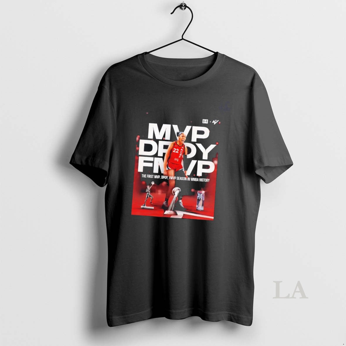 Original Aja Wilson The First Mvp Dpoy Fmvp Season - Adult & Kids T-Shirts, Sweatshirts & Hoodies apparel design preview 1